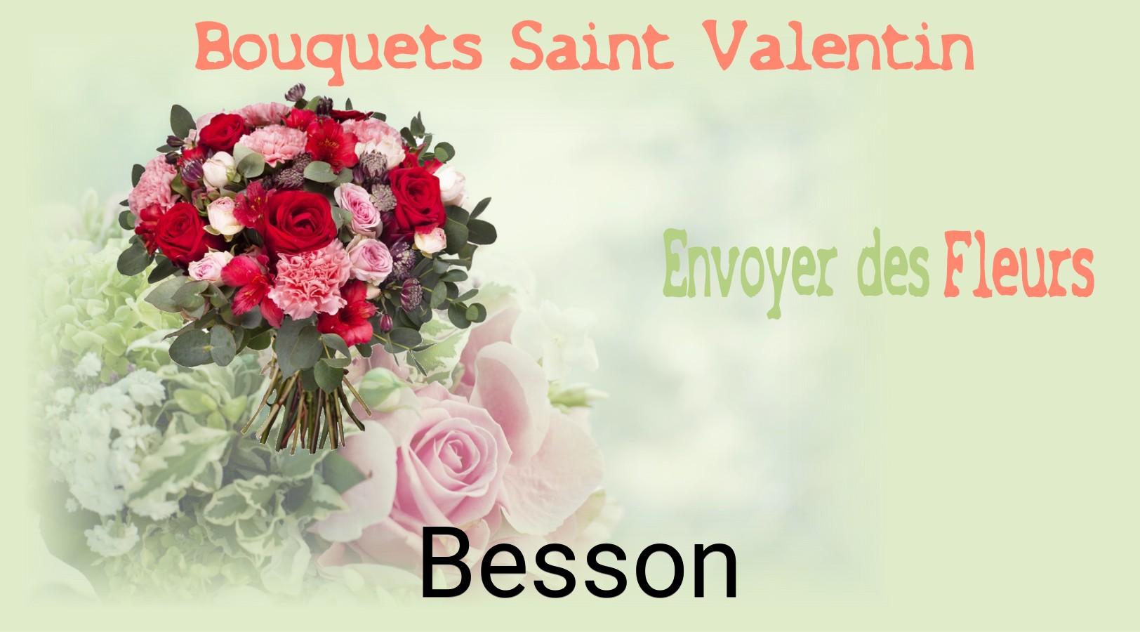 Roses de Saint-Valentin livrées à Besson